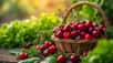 Magnifique panier de cerises. ©Shahina, AdobeStock